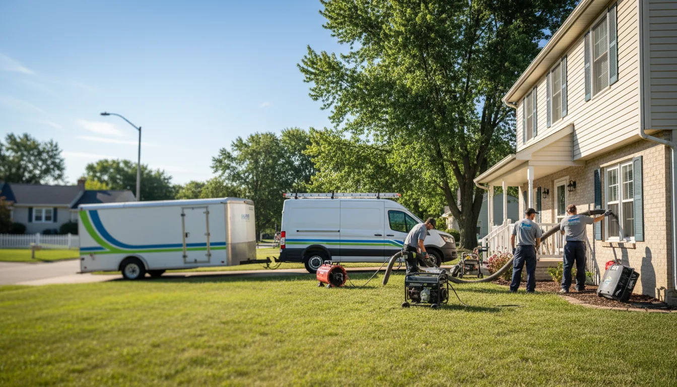 Flooded Basement Restoration And Cleanup With Repair in Scobey, MS near me